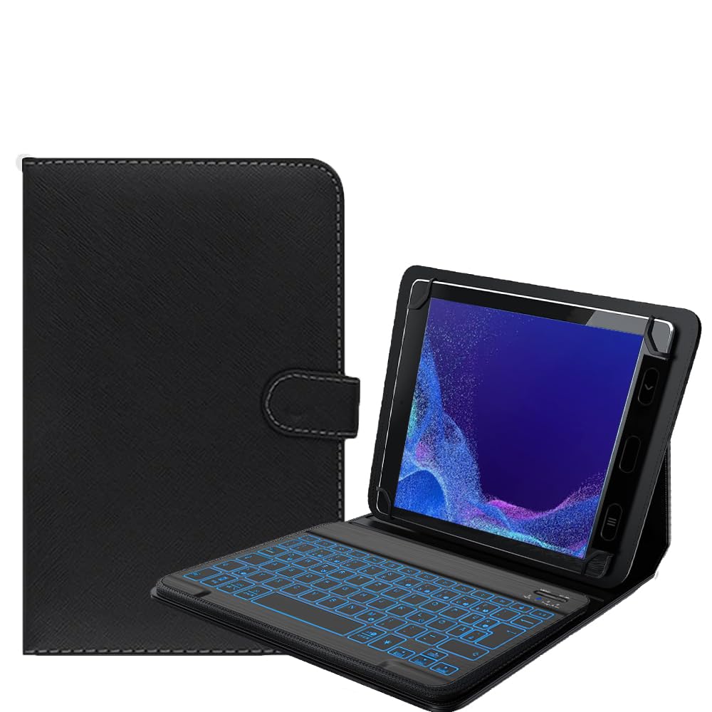 Tastatur Hülle für Samsung Galaxy Tab Active4 Pro SM-T636B /Active Pro T540 10,1 Zoll, [Deutsches QW