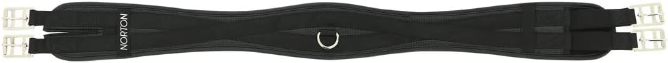 Symantec Sattelgurt anatomisch Confort Norton schwarz 105cm