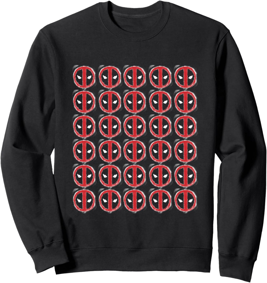 Marvel Deadpool Icon Repeat Sweatshirt