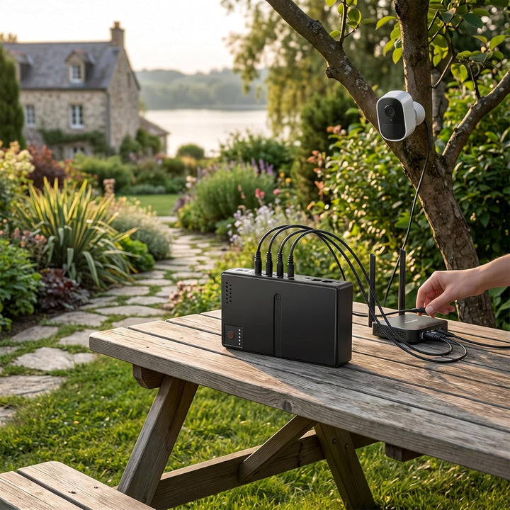SEAFRONT UPS Battery Backup Netzteil 20000mAh Überanlauf über die Entladung Kurzschlusssicherheit fü