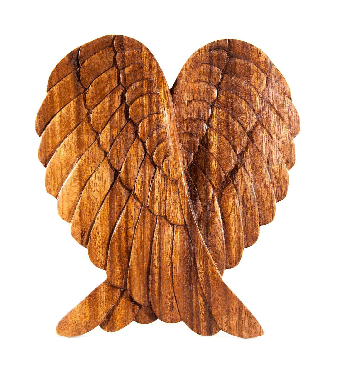 Windalf Engel Dekor Holzbild Wandrelief Amanda 22 cm Engels Flügel Holzornament Bohemian Wandojekt H