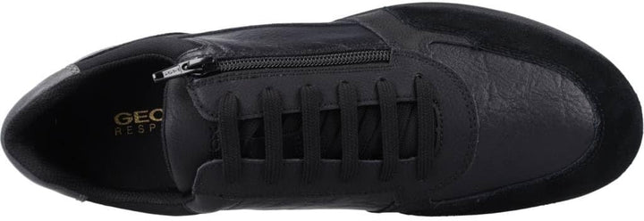 Geox Herren U Avery A Sneaker 44 EU Schwarz, 44 EU Schwarz