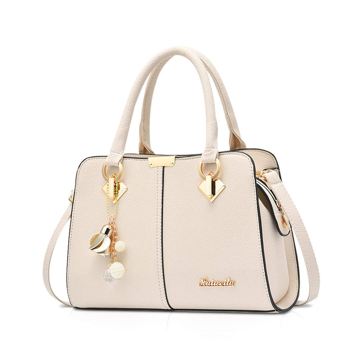 NICOLE & DORIS Damen Handtasche Mittelgross Elegant Handtaschen Mode Umhängetasche Henkeltaschen PU