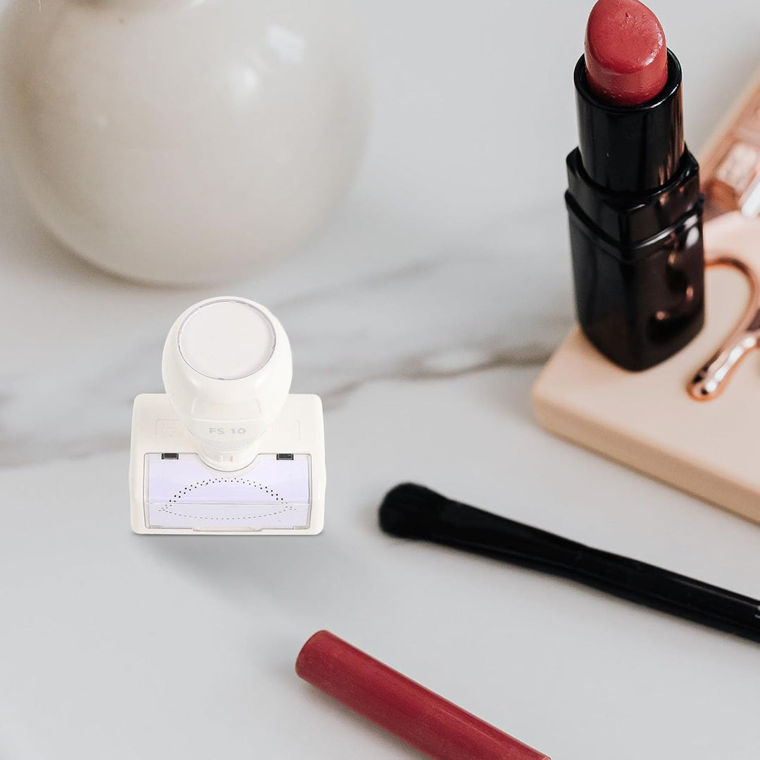 Supvox Wimpernverlängerungsstempel aus Kunststoff Sicher und Einfach zu Benutzen Weisser Make Up Übu