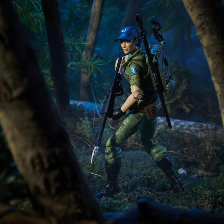 Hasbro G.I. Joe Classified Series Lady Jaye Action Figure 25 Collectible Premium Toy with Multiple A