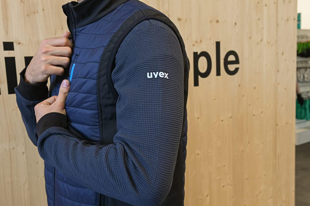 Uvex Tune-Up Herren Arbeitspullover - Robuster Pulli für die Arbeit und Freizeit M Dunkelblau, M Dun