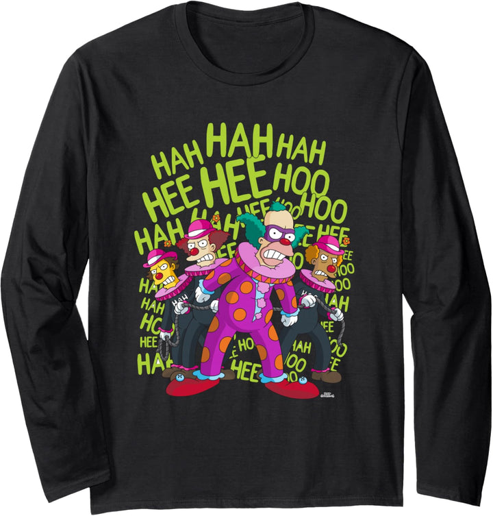 The Simpsons Krusty the Clown ClownFace Langarmshirt