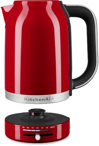 KitchenAid Wasserkocher mit Temperatureinstellung von 50 bis 100°C | Teekocher mit Temperaturanzeige