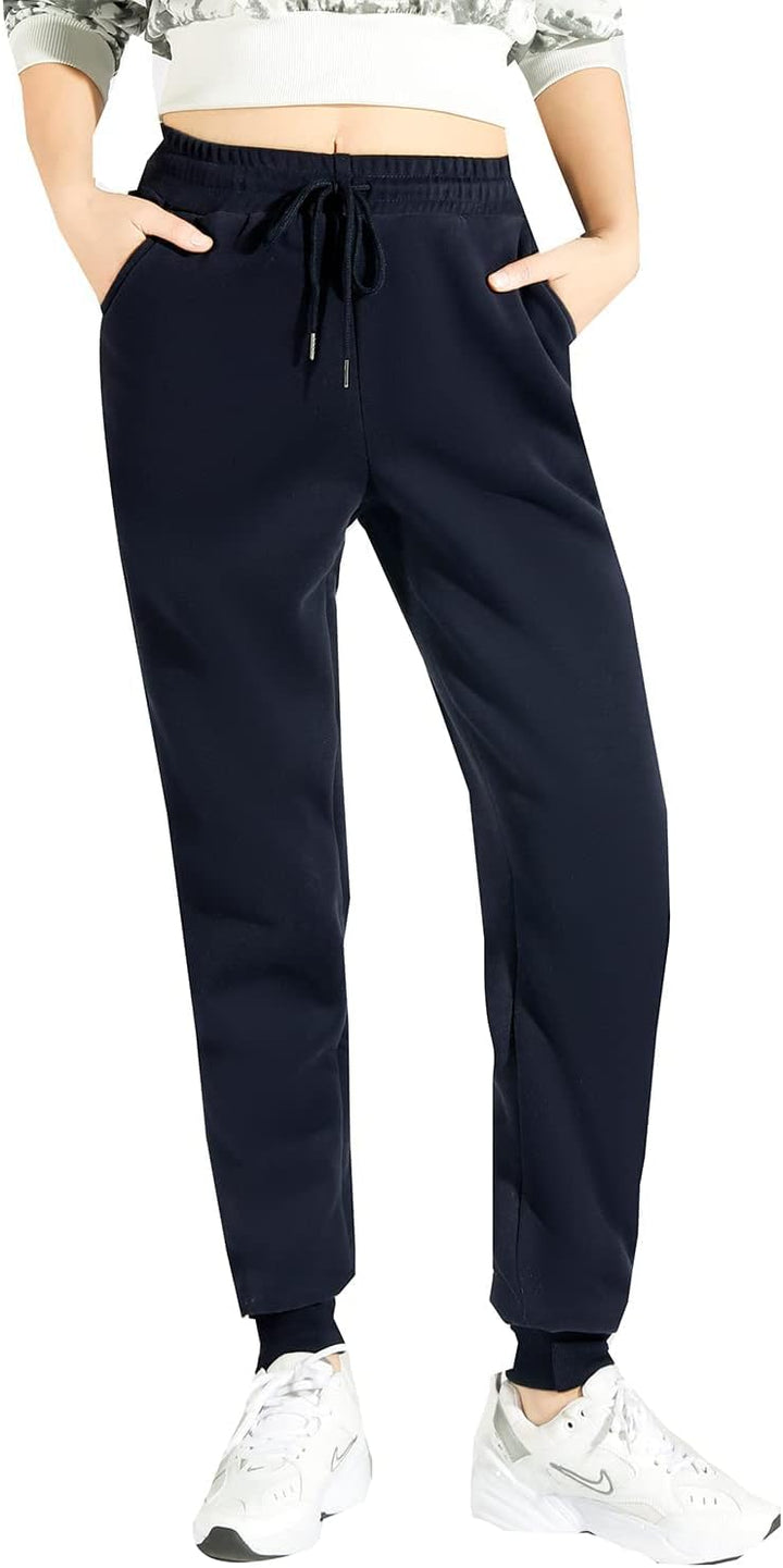 CheChury Jogginghose Damen Winter Warm Thermohose Sherpa Innenfutter Sweathose Gefüttert Sport Hosen