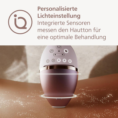 Philips Lumea IPL-Haarentfernung 9000 Series BRI957 - Lichtbasierte, kabellose Haarentfernung für la