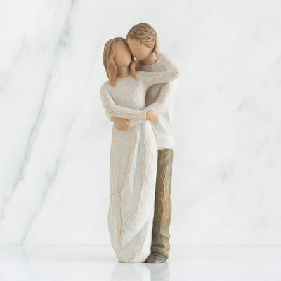 Enesco Willow Tree 26032 Figur Zweisamkeit,9" Height, Natur, Orange (Transparent), Zweisamkeit