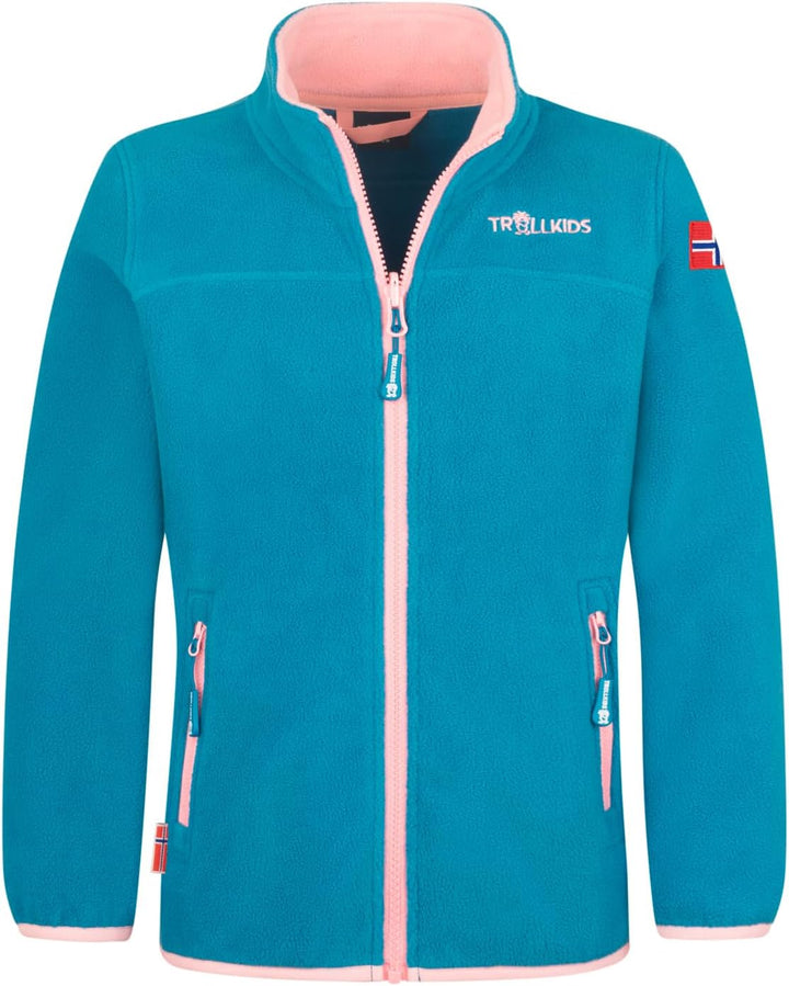 Trollkids Girls Oppdal Jacket XT Harbor Blue 98, Harbor Blue 98