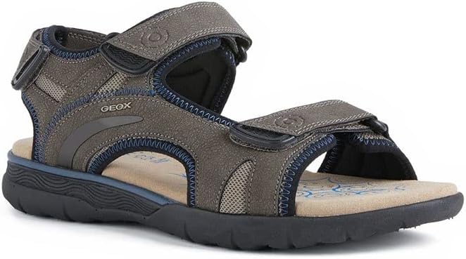 Geox Herren U Spherica Ec5 A Sandalen, 39 EU Dove Grey