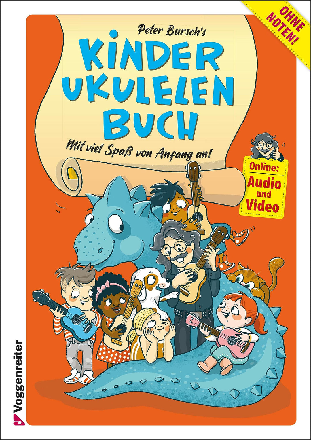 Peter Bursch's Kinder-Ukulelenbuch: Spielerischer Einstieg in das Ukulelenspiel ohne Noten - Mit vie