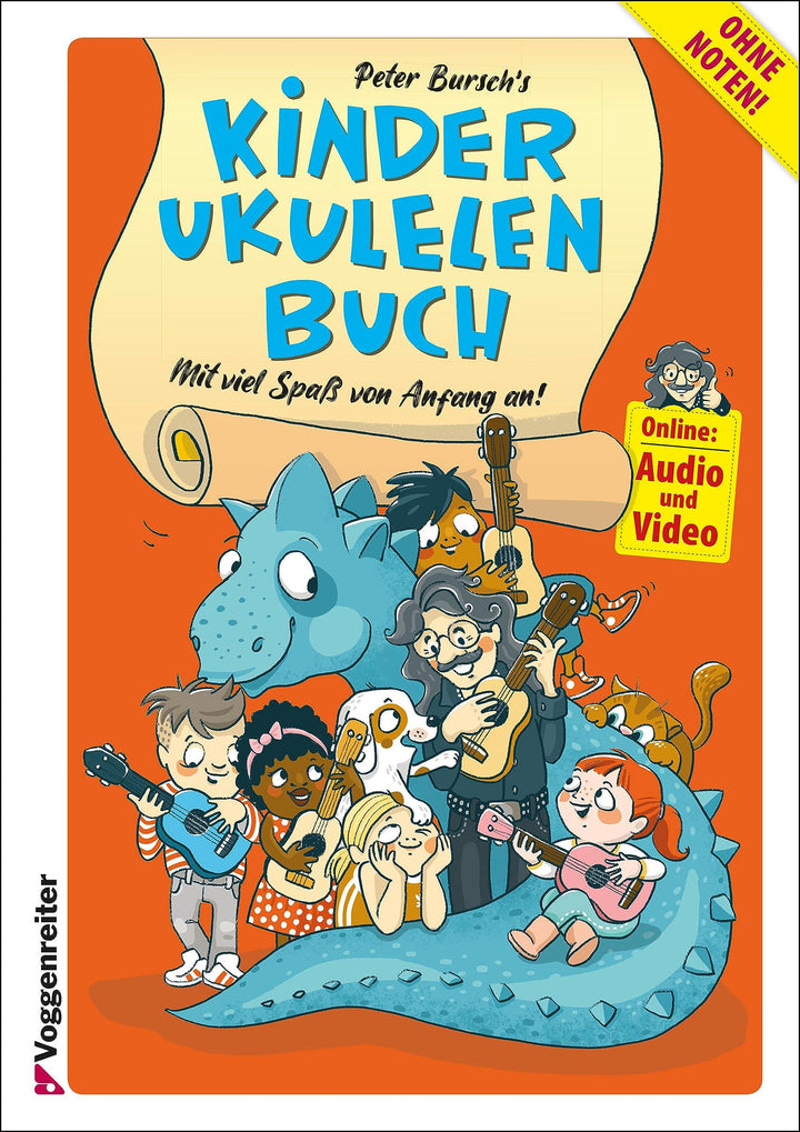 Peter Bursch's Kinder-Ukulelenbuch: Spielerischer Einstieg in das Ukulelenspiel ohne Noten - Mit vie