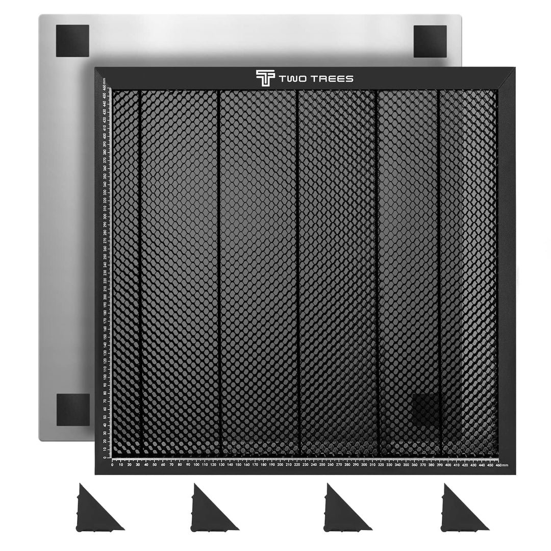 Twotrees Wabentisch 500x500mm Laser Waben Arbeitstisch für Lasergravierer Honeycomb Wabenplatte mit