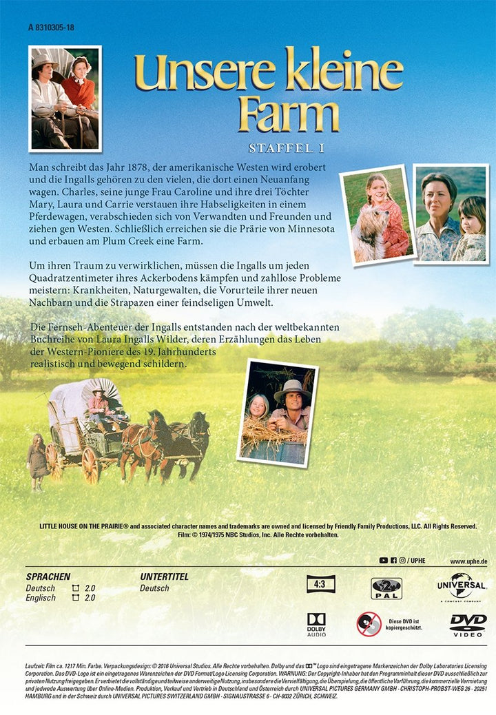 Unsere kleine Farm - Die komplette Serie (58 Discs), DVD