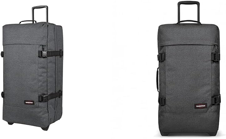 EASTPAK Tranverz Gepäck, Einheitsgrösse Black Denim Bundle mit M Koffer, 172 cm, Black Denim Bundle