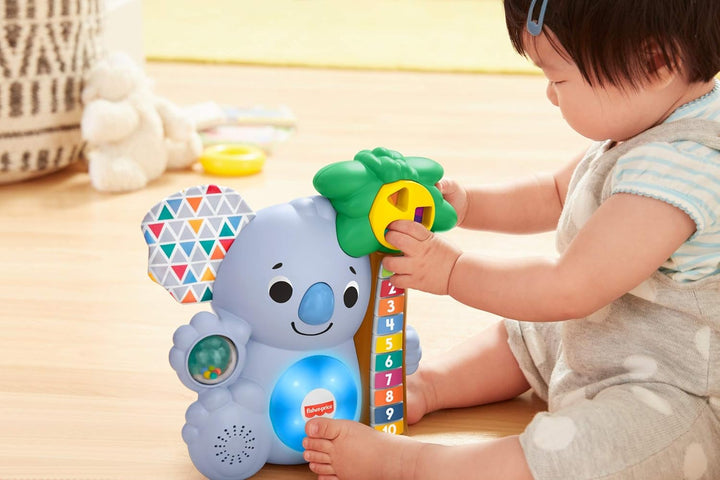 Fisher-Price GRG67 -BlinkiLinkis Koala, musikalisches Lernspielzeug für Babys und Kleinkinder, Babys