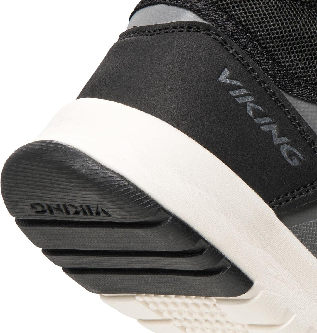 Viking Unisex Kinder Aerial Mid Wp 1v Walking Shoe 30 EU Black Charcoal, 30 EU Black Charcoal