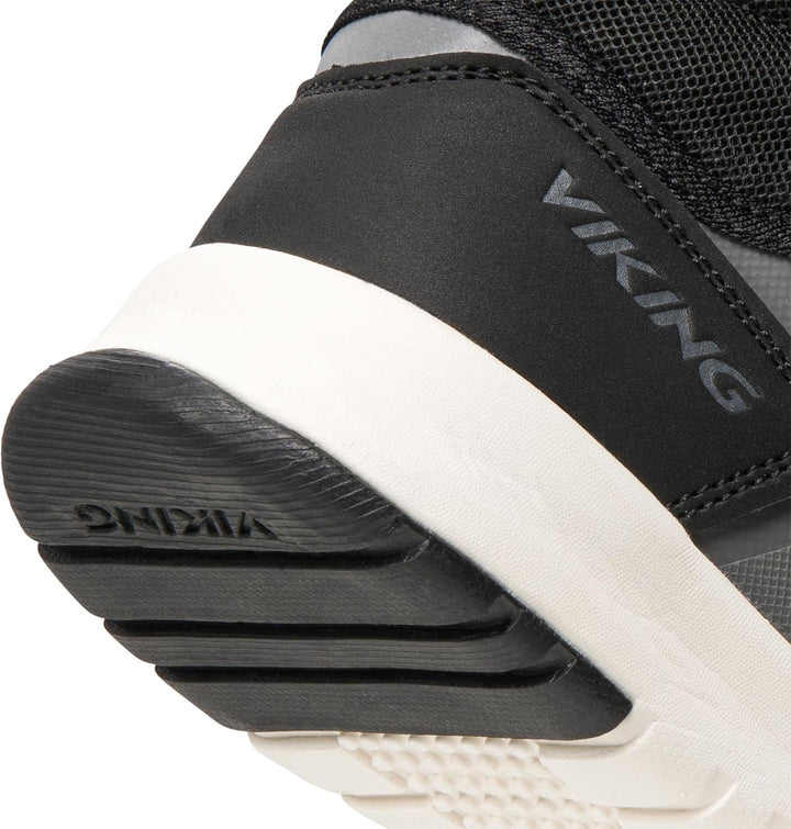 Viking Unisex Kinder Aerial Mid Wp 1v Walking Shoe 30 EU Black Charcoal, 30 EU Black Charcoal