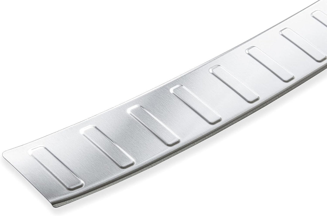 Ladekantenschutz Edelstahl MATT kompatibel für VW TOUAREG III | ab 2018 | mit Abkantung | premium Qu