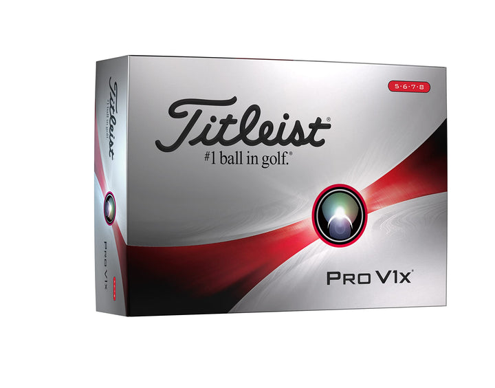 Titleist Pro V1x Golfbälle (ein Dutzend) Weiss Hohe Ziffern, Weiss Hohe Ziffern