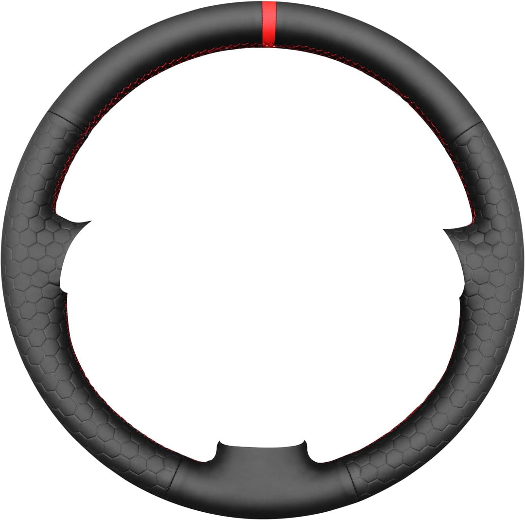 MEWANT Lenkradbezug Kompatibel mit Golf 4 für Passat B5 für Polo MK6 für Seat Leon 1M für Fabia 1(6Y