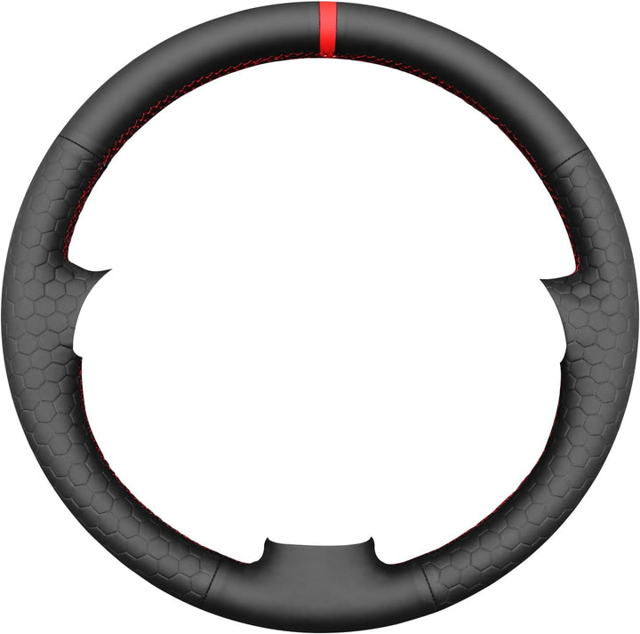 MEWANT Lenkradbezug Kompatibel mit Golf 4 für Passat B5 für Polo MK6 für Seat Leon 1M für Fabia 1(6Y