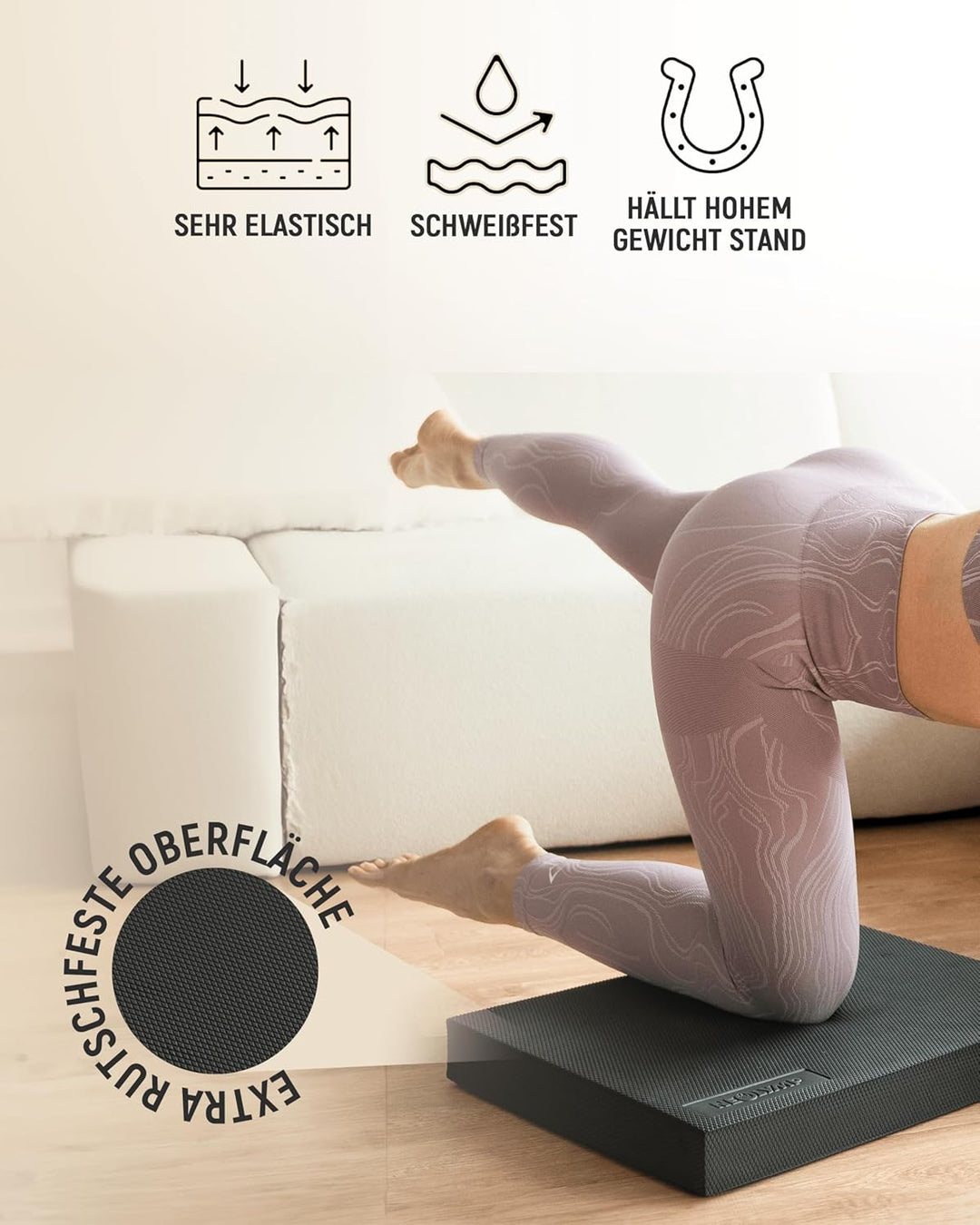 NEOLYMP Balance Pad - Rutschfestes Gleichgewichtstrainer für Physio & Reha - Balance Kissen Gelenkst