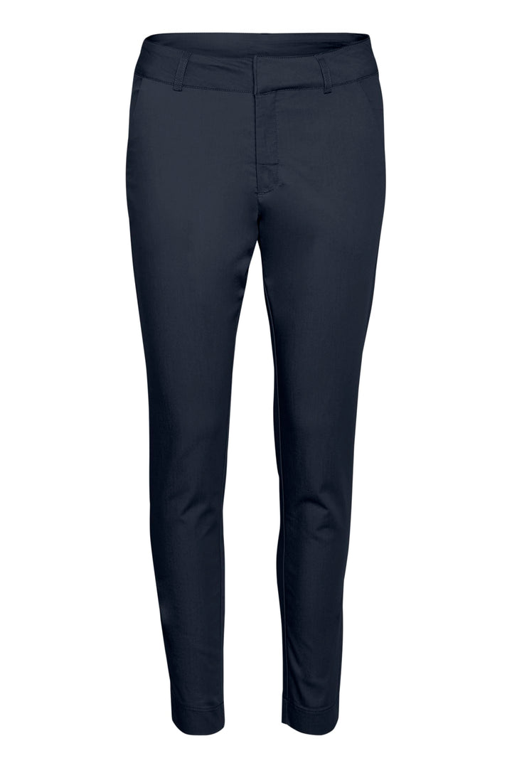KAFFE Casual Hose Kalea Damen Chino Hose Elegant Klassische Stoffhose 32 Midnight Marine, 32 Midnigh