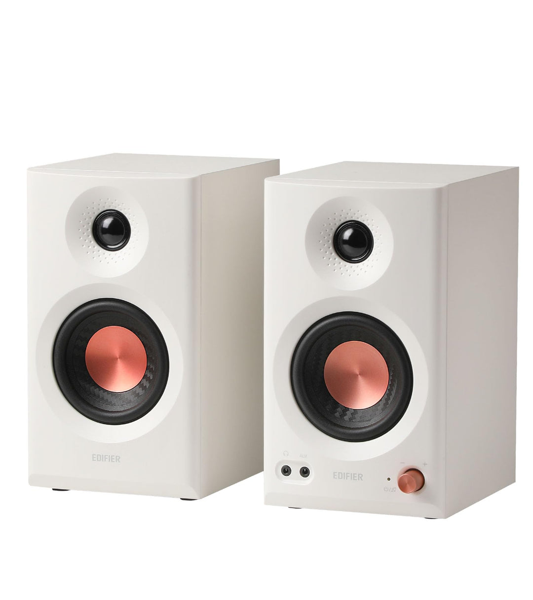 Edifier MR3 Kompakter Studio-Lautsprecher 2.0, Hi-Res Audio, Bluetooth V5.4, physikalische Steuerung