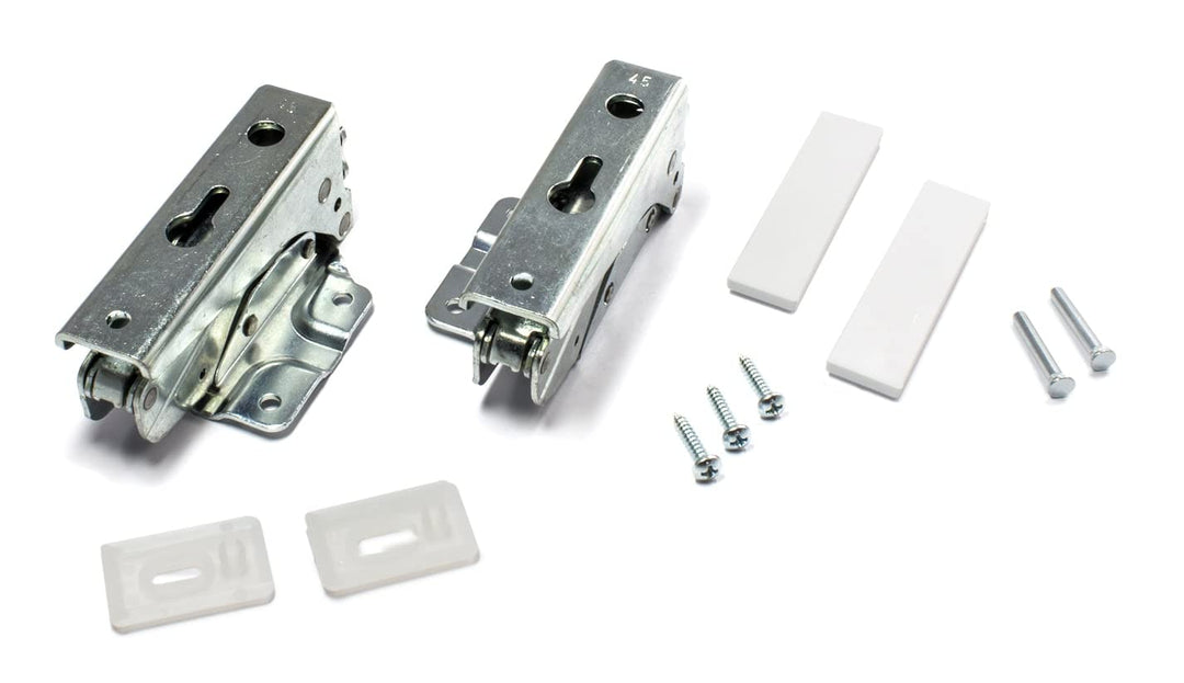 daniplus Scharnier Set Türscharnier oben + unten kompatibel zu Bauknecht Whirlpool Kühlschrank, Gefr