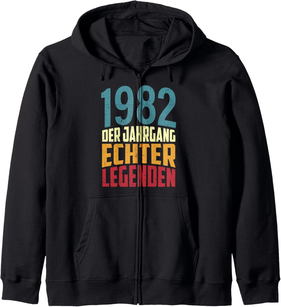 Vintage 42nd Birthday Man Woman 42 Years 1982 Decorative Kapuzenjacke