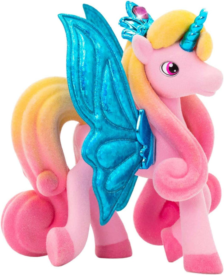 Galupy Rainbow Unicorn Magic Castle - Spielset mit verschliessbarem Schloss, 1 Exklusive Einhorn Fig