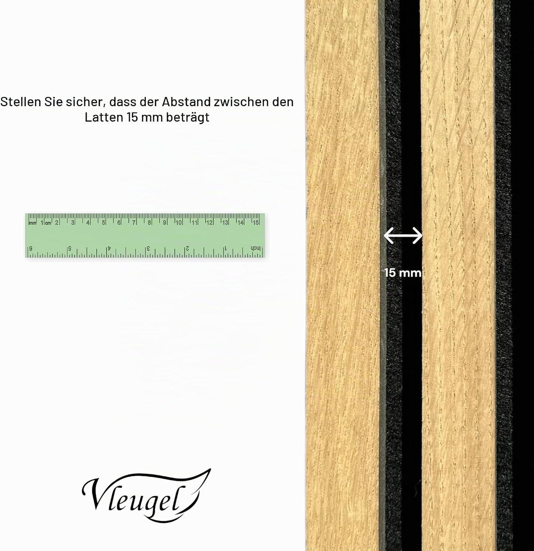 Vleugel Akustikpaneele Wandpaneele, doppelter Kleiderhaken für Akupanel, Wandpaneel, Schraubbefestig