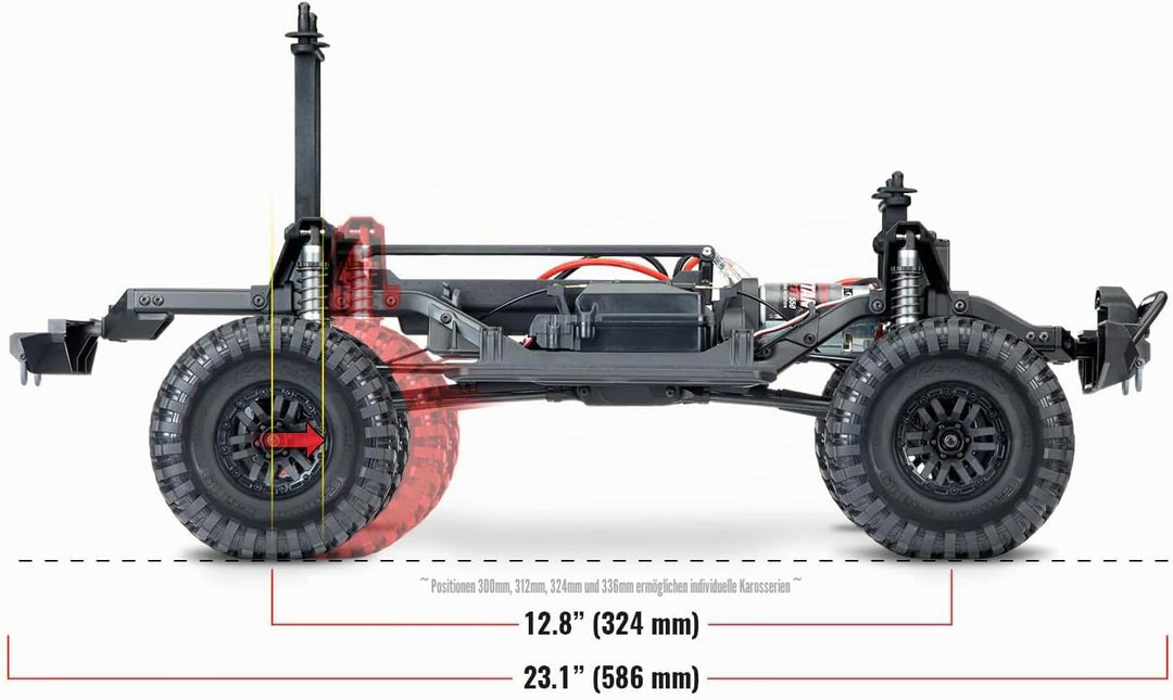 TRAXXAS Landrover Defender Ready to Race (RTR) Brushed 1:10 RC Modellauto Elektro Crawler Allradantr