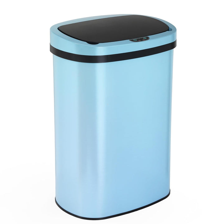 FDW Mülleimer mit Sensor & Deckel, Edelstahl, 50 L Küchenmülleimer, Smart, Automatisch, Berührungslo