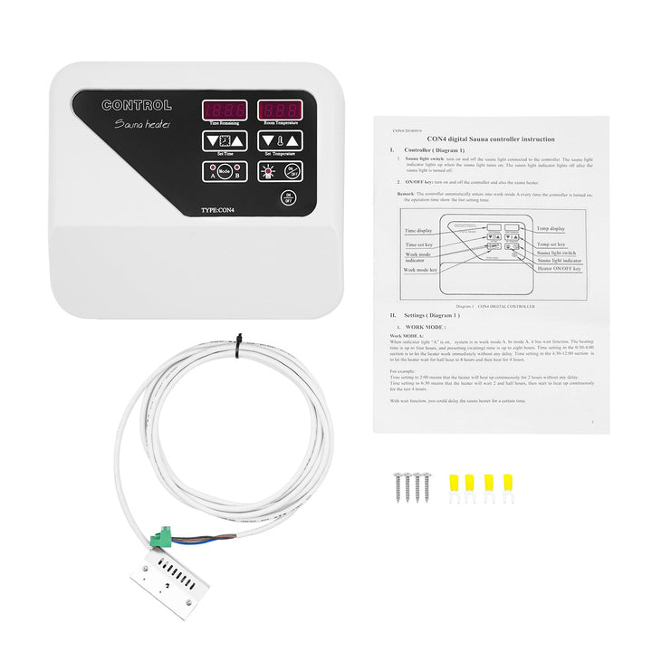 3-9 kW Sauna-Aussenregler, Saunaregler, Saunasteuerung 380 V-415 V, Saunaofen-Digitalregler, externe