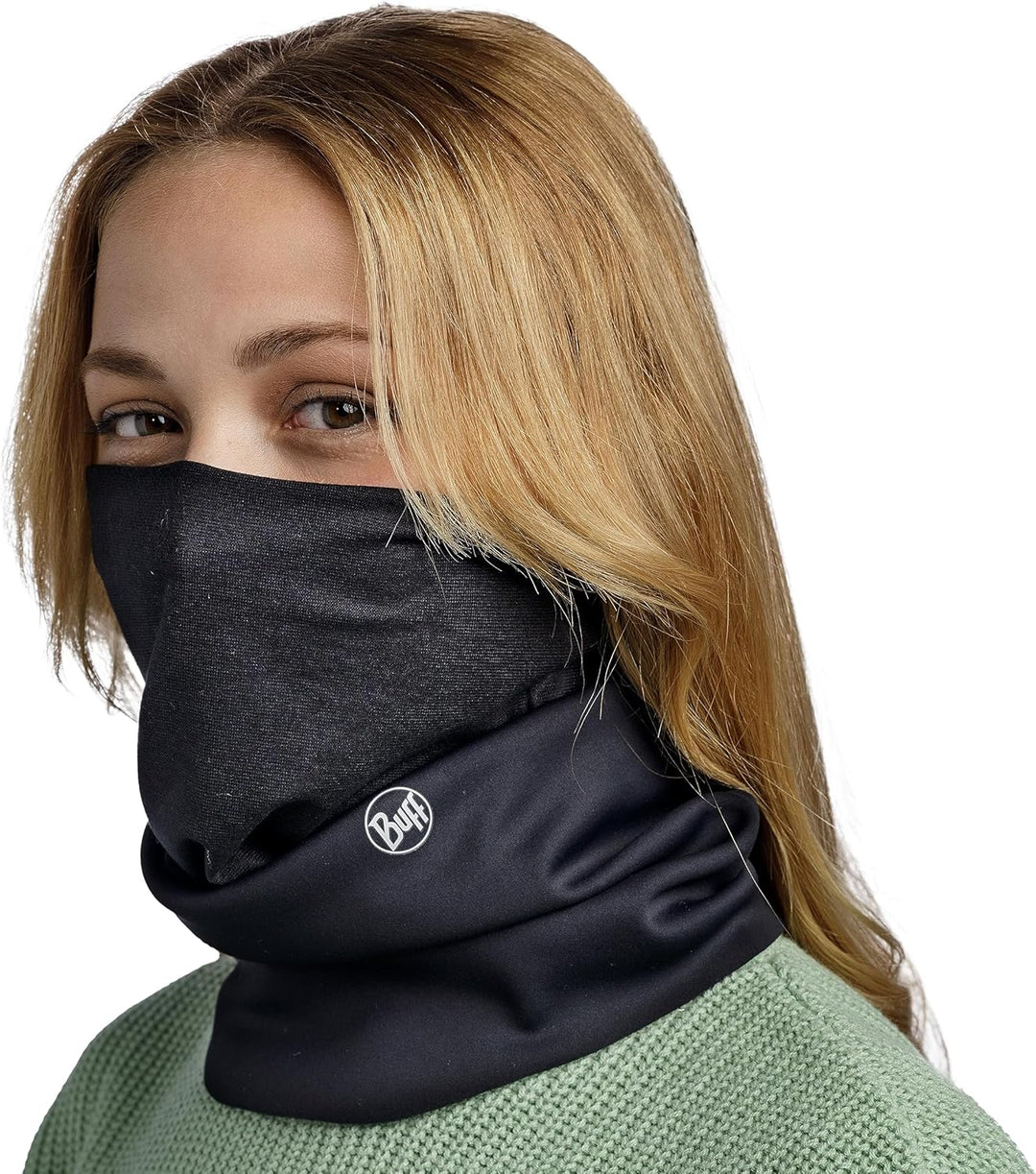 Buff Unisex Halswärmer Windproof Windproof Multifunktionstuch (1er Pack) Einheitsgrösse Logo Black,