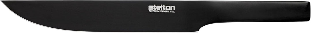 Stelton x-120-8 Pure Black Tranchiermesser, Verchromter Edelstahl mit mattschwarzer Beschichtung, sc