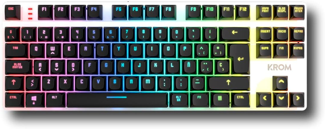 KROM KERNEL PRO - Mechanische Gaming-Tastatur RGB 18 Effekte, Bluetooth 5.3, 2.4 GHz und USB, TKL-Fo