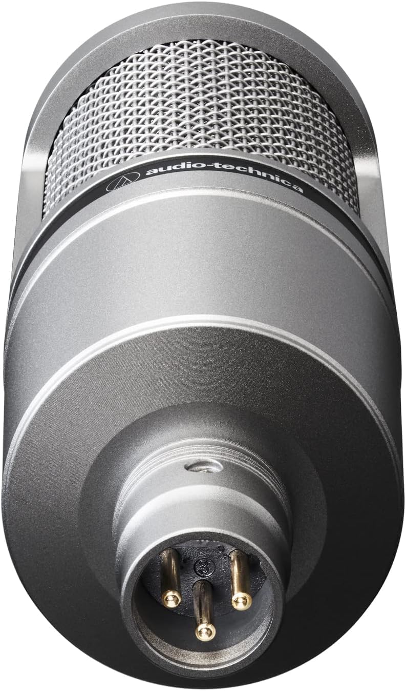Audio-Technica AT2020 Kondensatormikrofon mit Nierencharakteristik (XLR Anschluss) für Voiceover, Po