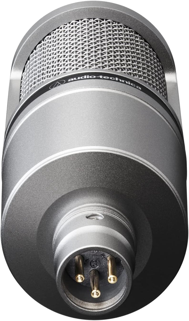 Audio-Technica AT2020 Kondensatormikrofon mit Nierencharakteristik (XLR Anschluss) für Voiceover, Po