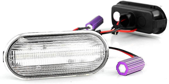 LIGHTDELUX Ersatz für 2 x LED Blinkleuchte Blinker Seitenblinker ohne Fehlermeldung mit Zulassung V-