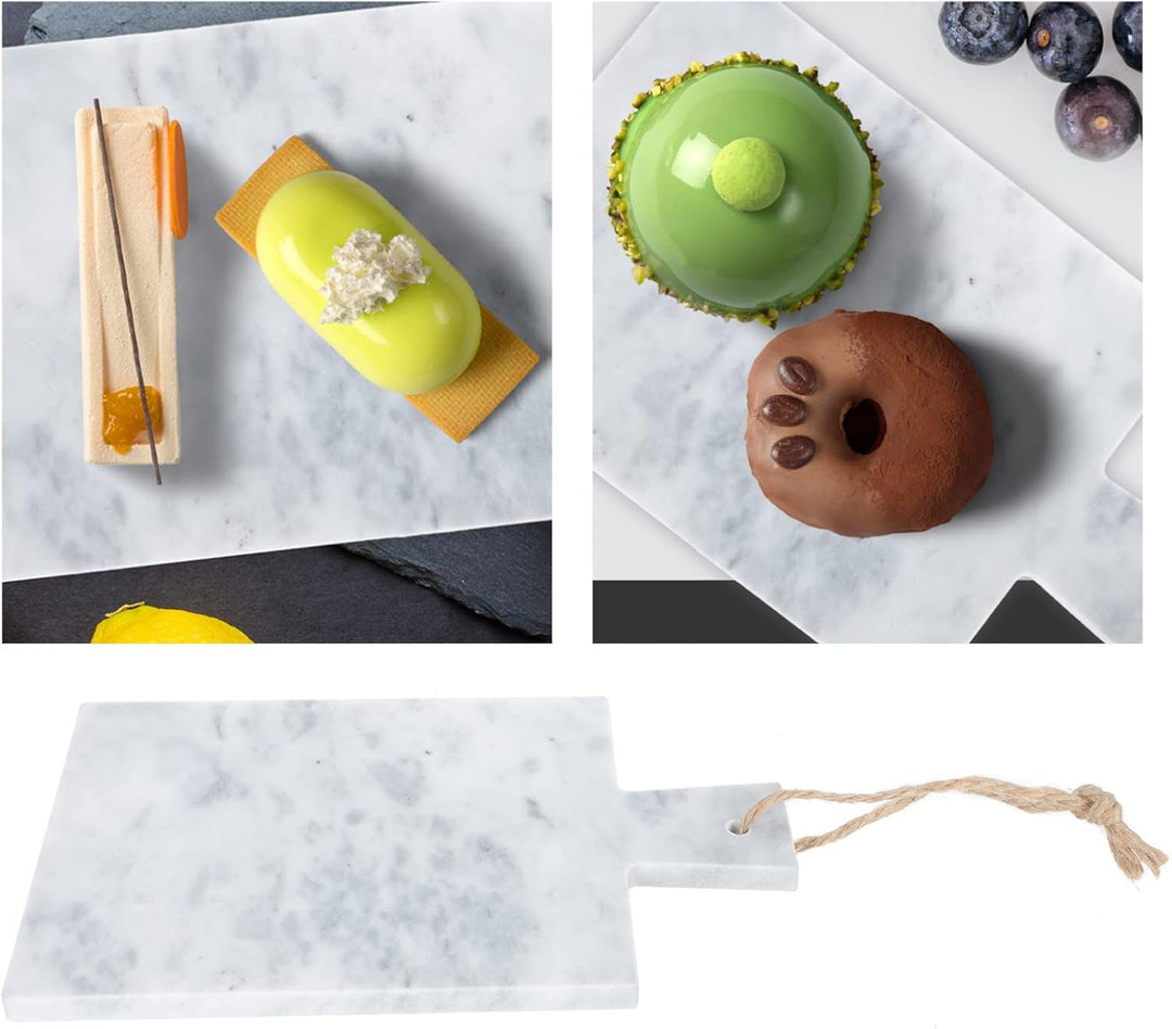 TOPBATHY 1stk Dessert-tablett Schneidebrett Platte Schneidebrett Marmor Marmortablett Gemüseplatte K