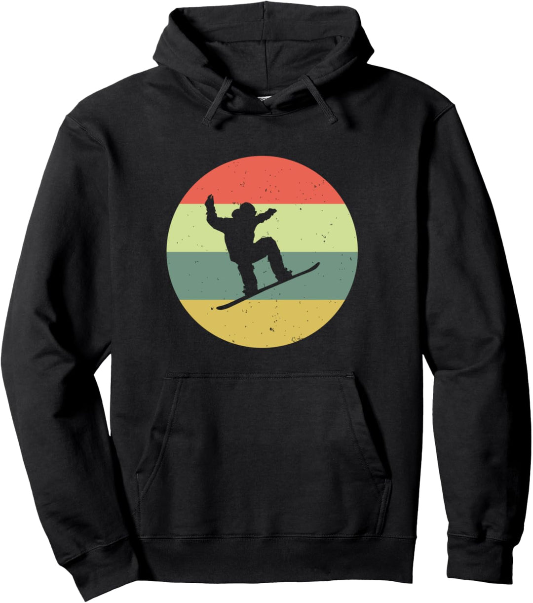 Snowboarding Vintage Snowboard Pullover Hoodie
