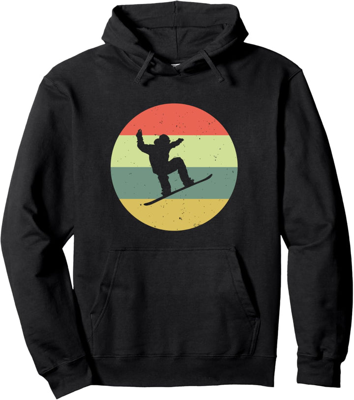Snowboarding Vintage Snowboard Pullover Hoodie