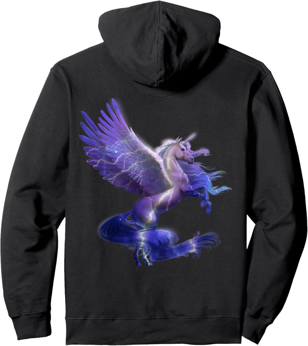 Unicorn Magical Mystical Purple Unicorn Pegasus Geschenk Pullover Hoodie