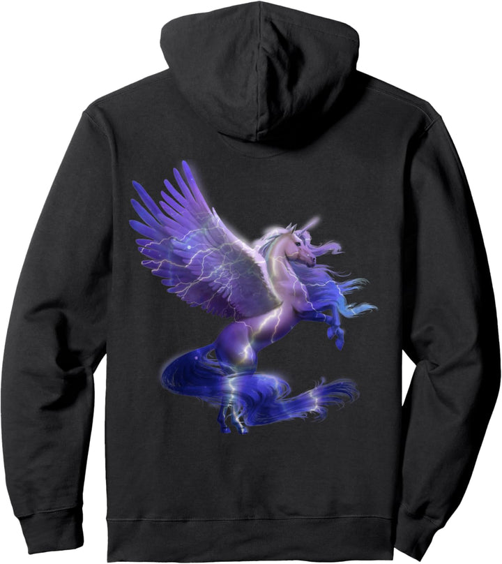 Unicorn Magical Mystical Purple Unicorn Pegasus Geschenk Pullover Hoodie